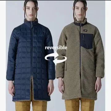 [ 미사용 새상품 ] TAION(타이온)/다운 x 보아 리버서블 코트