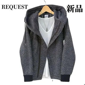 REQUEST 후디 자켓 택 포함 새상품 볼륨 넥 자켓