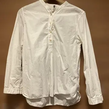 MHL. 화이트 코튼 긴팔 셔츠