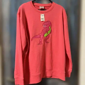 유니버셜 스튜디오 USJ 쥬라기 월드 공룡 자수 맨투맨 L