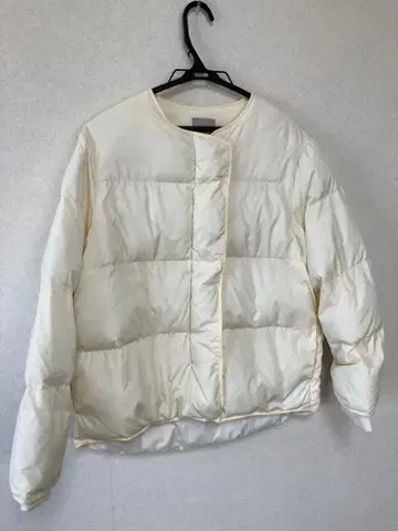 가격 인하 한국 8seconds 아이보리 퀼팅 충전솜 자켓 S