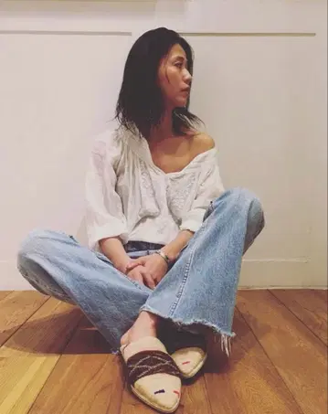 nowos 자수 레이스 블라우스