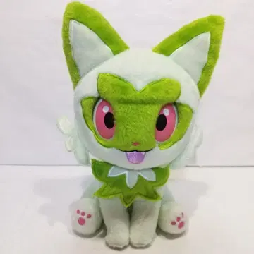 포켓몬 냐오하 쓰다듬고 바라보기  냐오하 봉제 인형 타카라토미