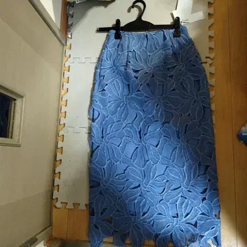 CELFORD 블루 타이트 스커트 32/34