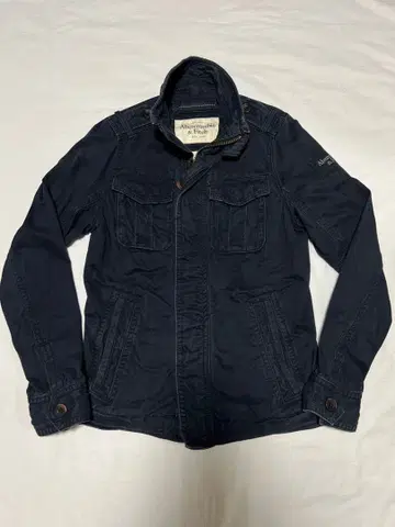 아바크롬비&피치 밀리터리 자켓 M 사이즈 네이비 아바클로