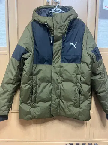 PUMA 후드 부착 다운 자켓