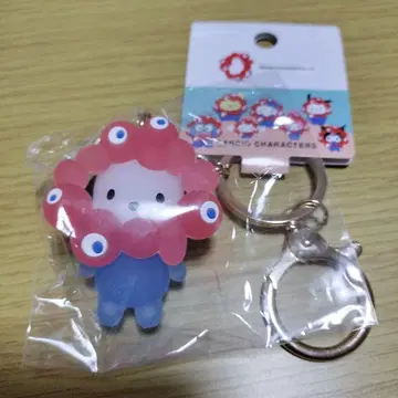 새상품 산리오 미야쿠미야쿠 콜라보 클리어 키링 포차코 오사카 만박