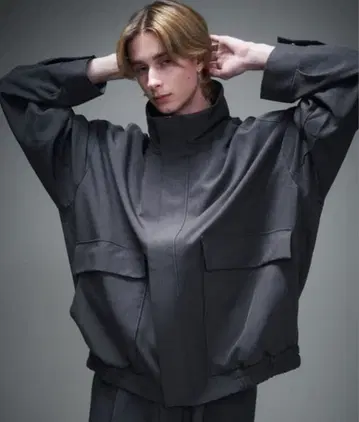 KUUUPY 지퍼 블루종 완판템 그레이 S