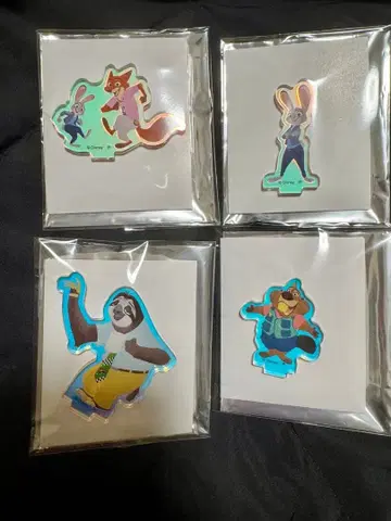 주토피아 주토피아2 아크릴 스탠드 닉 주디 플래시 니블스