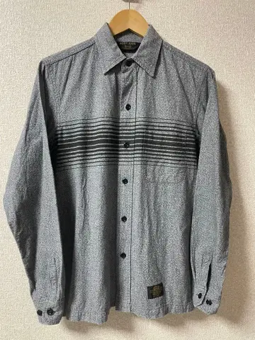 WESTRIDE 코튼 셔츠 짧은 기장 박스 실루엣 일본제 중고