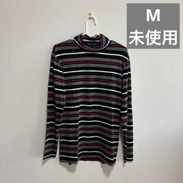 온워드 카시야마 23구 골프 긴팔 리브 터틀 하이넥 스웨터