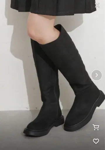 [ 미사용 새상품 ] 나노 유니버스 스웨이드 롱 부츠