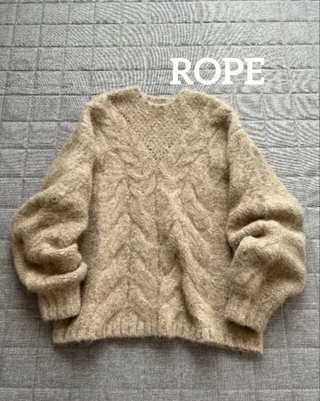 ROPE 로페 알파카 울 니트 38