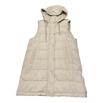 갤러리아 베이지 후드 부착 롱 다운 자켓 GALLORIA