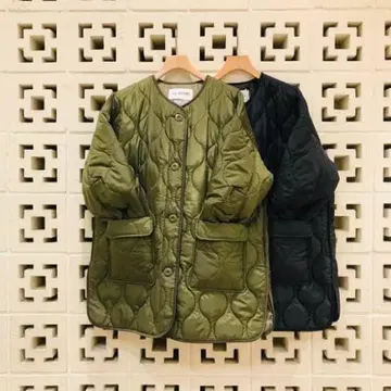 Ray BEAMS 퀼팅 블루종/자켓