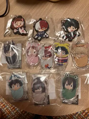 히로아카 가챠 키링 오쿠루미 참 코로코레 러버 스트랩