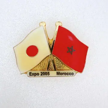 Expo 2005 일본 모로코 핀 배지