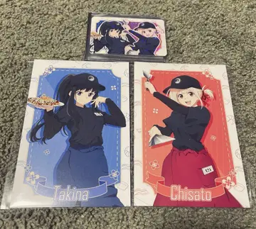 리코리스 리코일 오코노미야키 유카리 콜라보 혜택 홀로그램 카드