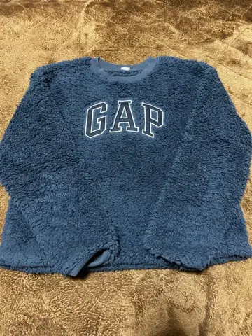 GAP 네이비 플리스 트레이닝복 복슬복슬 맨투맨