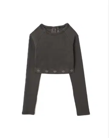 adidas 데님 그레이 상의