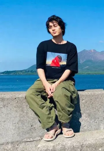 후지이 카제 LOVE ALL SERVE ALL 티셔츠