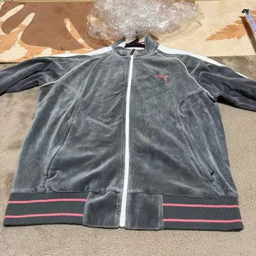 Puma 풀 지퍼 자켓 그레이