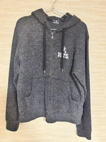 HYSTERIC GLAMOUR 리브 후드티 S 사이즈 그레이 계열 레어