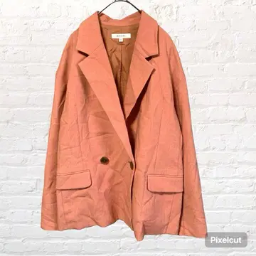 12198 마우지 더블 자켓 S 빅 핑크 계열 겉옷