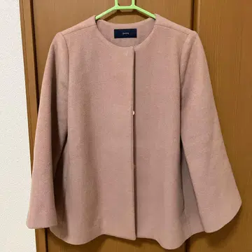 SHIPS 쉽스 핑크 베이지 코트