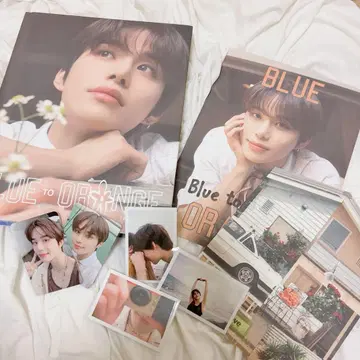 BLUE TO ORANGE 포스터 & 포토 카드 세트