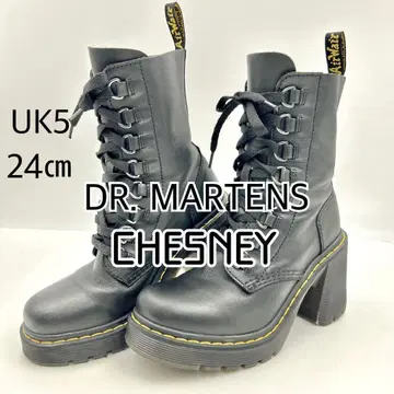 [ 새상품급 ] 닥터마틴 CHESNEY 힐 부츠 24cm 통굽 765