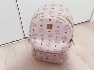 mcm 파우더 핑크 백팩