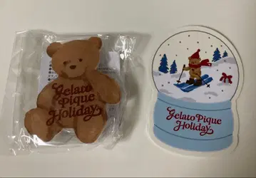 Gelato Pique 크리스마스 2025 스마트폰 그립 곰 캡슐 토이