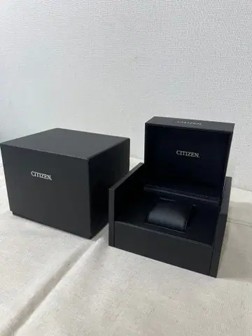 CITIZEN 고급 시계 상자 이중 구조 블랙 새상품급
