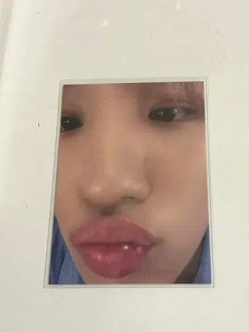 마츠이 리키 포토 카드 시크레