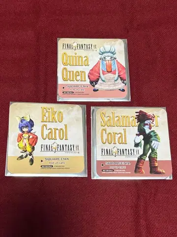 파이널 판타지 9 FF9 콜라보 카페 혜택 코스터