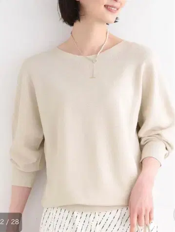 INDIVI 니트 7부 소매