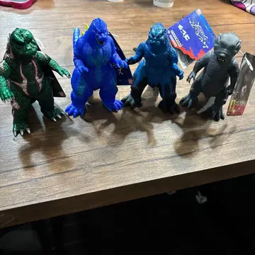 전종 4체 세트 고질라 피규어 무비 몬스터 고질라 아트 전