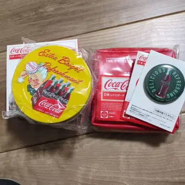 다이토 복권 코카콜라 레트로 캔 케이스 레트로 파우치 캔뱃지
