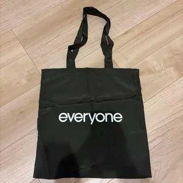 everyone 나일론 로고 토트백 카키