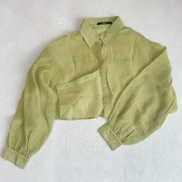 시마무라 OFALO 크롭 시어 스트라이프 셔츠 Y2K