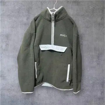RVCA 루카 플리스 하프 집업 아우터 S 풀오버