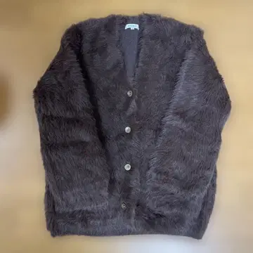 PLST 다크 페더 얀 브라운 가디건 M 사이즈