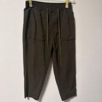 monkey time 올리브 와이드 팬츠 허리밴딩