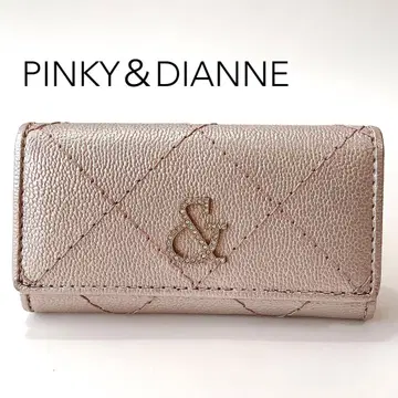 새상품 핑키 다이앤 캐비아 4연 키케이스 키링 펄 핑크