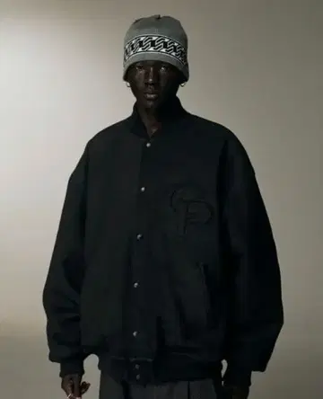 누벅 바시티 재킷 M 사이즈