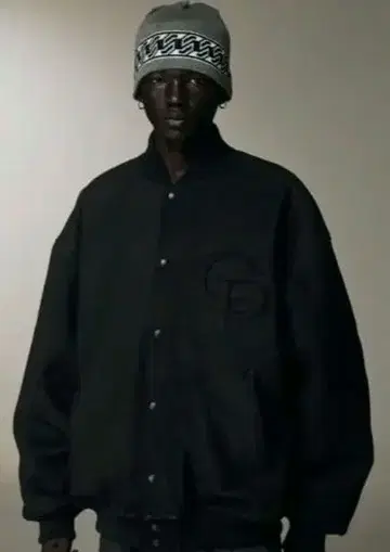 누벅 바시티 재킷 M 사이즈