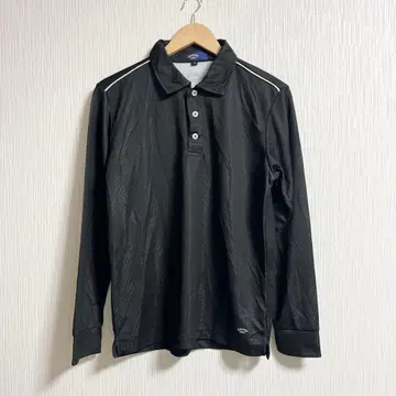 새상품급 Callaway 캘러웨이 블랙 긴팔 피케 셔츠 M