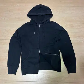 UNIQLO 블랙 풀 집업 후드티 M
