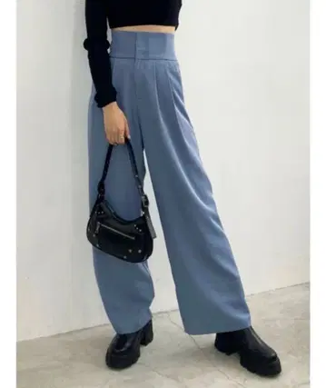 EMODA 슈퍼 하이웨스트 스트레이트 팬츠